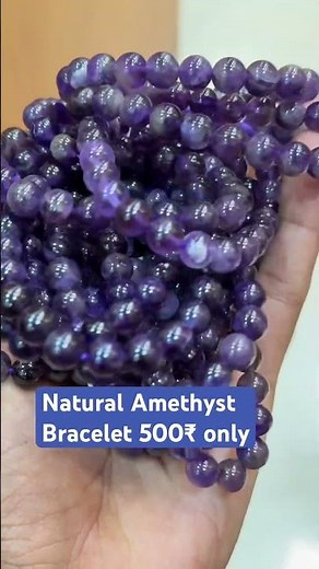 Get Your NATURAL Amethyst Bracelet Online Now