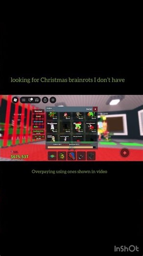 Trading christmas brainrots steal a brainrot