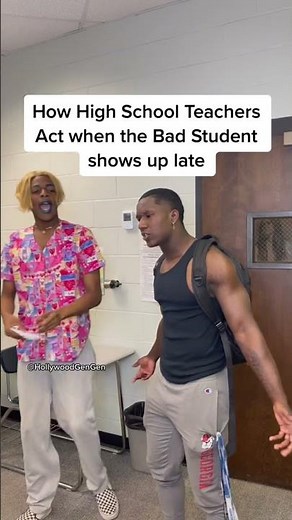 When The "Bad Student" Shows Up Late... 😂#shorts #viral
