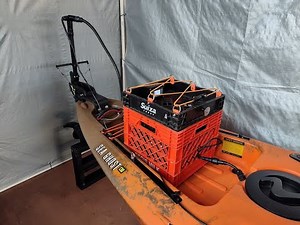 Portable Kayak or Boat Battery and Electronics Crate