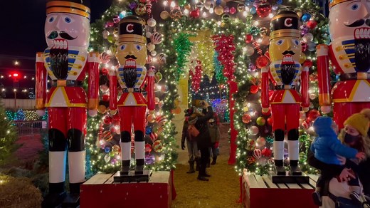 17K views · 180 reactions | CHICAGO SCENE: Jack Frost Winter Village...