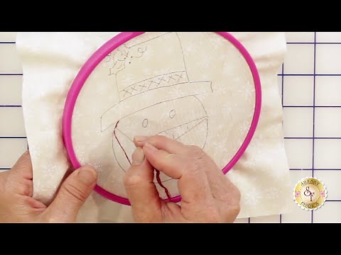 Learn 3 Basic Hand Embroidery Stitches: Back Stitch, Satin Stitch and French Knots