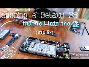 How to open a Galaxy S8 (after water damage) and fix it