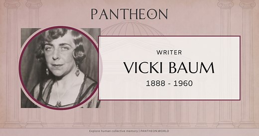 Vicki Baum Biography | Pantheon