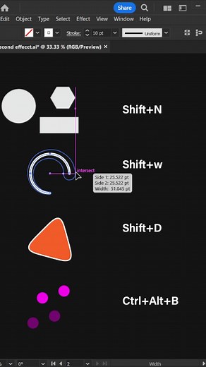 1.9K views · 35 reactions | Useful Illustrator shortcuts to speed up...