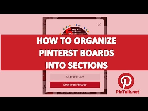 How to Organize a Pinterest Board into Sections