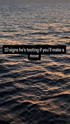 Advice for Women 🌸 on Instagram: "When a man is interested but unsure, he won’t push forward. He’ll test your openness first. Here’s how to tell 👇 1. He creates closeness — then waits → He’s checking if you’ll step in. 2. He flirts lightly, then pauses → Testing response, not confidence. 3. He mirrors your energy instantly → He’s following your lead. 4. He brings up attraction indirectly → Fishing for permission. 5. He holds eye contact longer than necessary → Waiting for a signal back. 6. He 