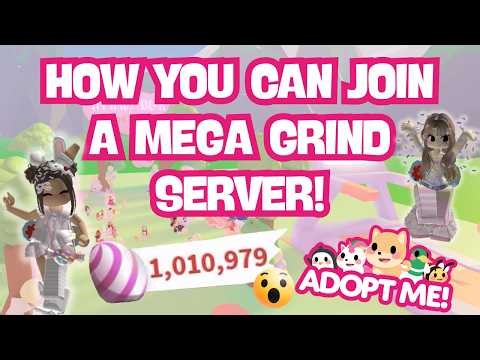 How Mega Grinding Servers ACTUALLY Work (Adopt Me Guide!) 🤩
