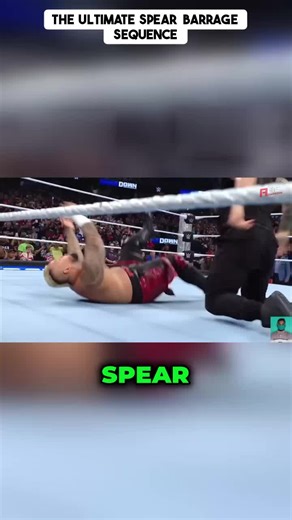 The Ultimate Spear Barrage by Roman Reigns