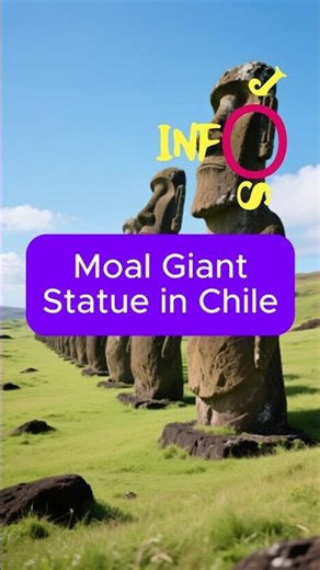 Moai Giant Statur in Chile | World Fact | World Info | world Mystery