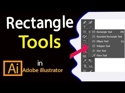 Rectangle Tools in Adobe illustrator /Illustrator Basic