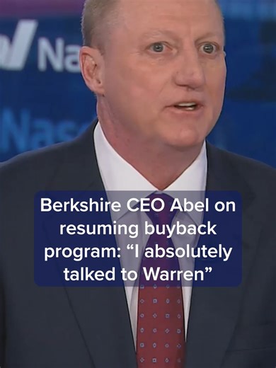#BerkshireHathaway said Thursday it has resumed repurchasing its own shares for the first time since 2024 and separately new CEO #GregAbel purchased $15 million worth of stock himself, an amount equal to his after-tax annual salary. Abel told #CNBC he will continue using his full salary amount to purchase Berkshire shares every year. Full details at the #linkinbio or the link on screen.