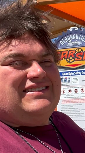 Fat Testing Gear Spin at Carowinds | Fat Tested Travel - Plus Size Disney