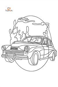 Ford - Cars coloring pages for Adults online and printable