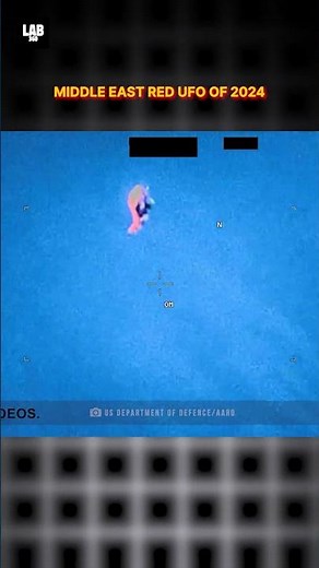 Mysterious Middle East Red UFO Caught On Camera On 2024! #shortsfeed #lab360 #alien