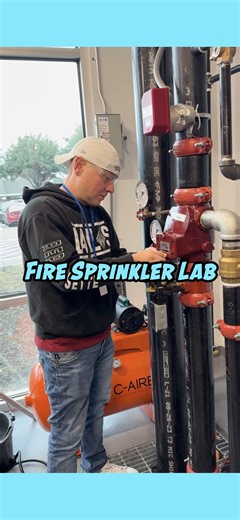 Explore AFSA's Fire Sprinkler Lab and what we have to offer! #afsa #fireprotection #firesprinkler #lab #training #career #bluecollar #dallas | American Fire Sprinkler Association