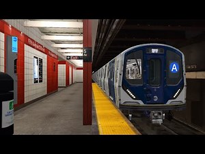OpenBVE NYC Subway: Virtual Railfanning E & Rerouted A trains in Manhattan