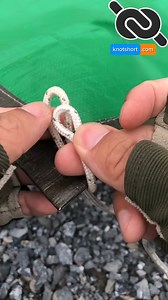 21K reactions · 2K shares | Strong & Easy Tarp Corner Knot Method! #knotshort | KNOT SHORT | Facebook