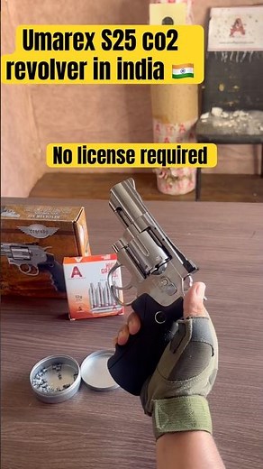 Umarex legends S25 co2 pellet air revolver #umarexairguns #airgunindia #co2airgun