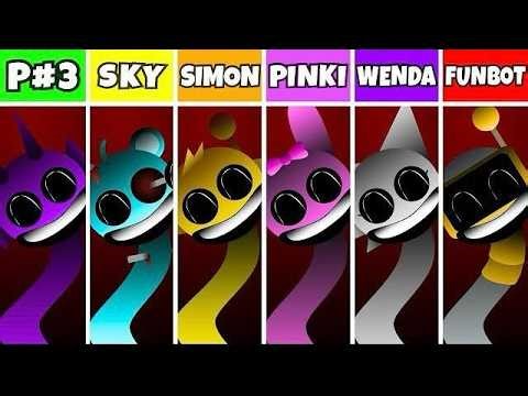 Incredibox Sprunki Phase 3 🎧 Sky vs Simon vs Pinki vs Wenda vs Funbot | Epic Beat Battle 🔥