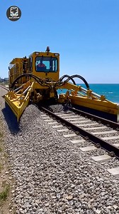 75K views · 590 reactions | Coastal Track Maintenance Machine Spreading Ballast with Precision #railway #train #Wesel | Zona Lokomotif | Facebook