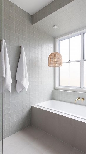 Whether it’s featured in a kitchen, laundry or bathroom, our Newport Matte Sage Small Square Tile makes a statement 🌿 It’s an easy way to add a touch of colour while keeping things calm and neutral. Would you go green for your next reno? | TileCloud