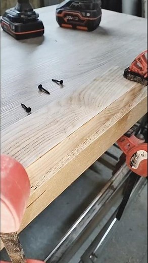 How to quickly and beautifully tighten self-tapping screws #woodworkshop #woodworking #woodworks