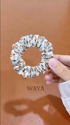 DIY Mini Scrunchie 🎀 | Easy Sewing Tutorial