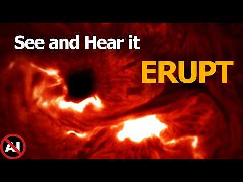 Watch this Sunspot Explode! Captured in Video and Audio