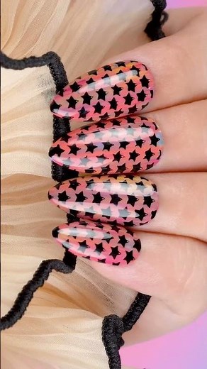 Aesthetic Starry Night Nail Design ⭐ #shorts #nail #nailart #diy