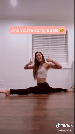 How to do a split!!💪🏽😋 #foryoupage #foryou #fyp #dance #split #flexible #howto #diy #dancer #yummy