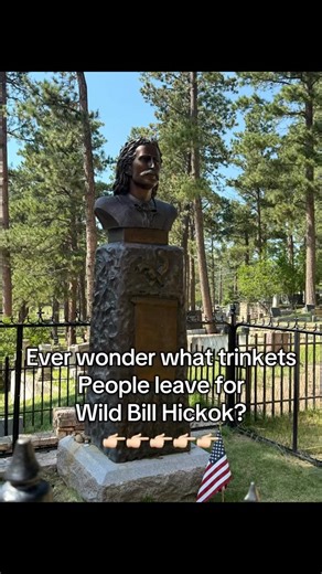 It’s wild what stories people carry with them. At Wild Bill Hickok’s grave in Deadwood, visitors don’t just come to read history—they leave a piece of themselves behind. Coins. Cards. Bullets. Whiskey. Feathers. Little symbols of the Old West, respect, superstition, curiosity… and sometimes just a quiet moment of connection with a legend. It’s a reminder that even long after someone’s gone, the legacy they leave behind can still spark wonder. 🪙🍂⚰️ History isn’t just in the books—sometimes it’s