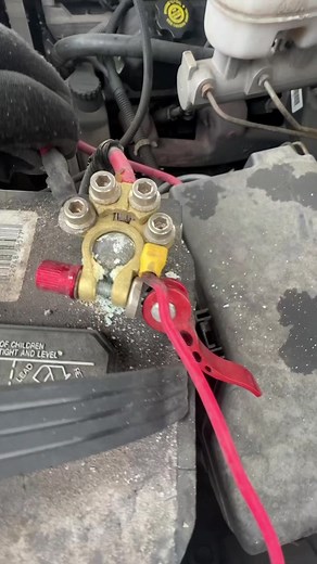 Battery terminal corrosion repair