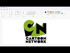 How to draw the Cartoon Network variant logo using MS Paint | How to draw on your computer