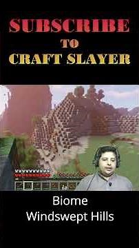 windswept hills biome | Minecraft | S45 | #windswepthills