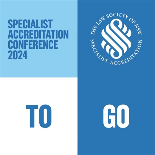 3 weeks to go until the highly anticipated Specialist Accreditation Conference 2024! Immerse yourself into captivating sessions, all tailored to enhance your expertise and keep you at the forefront of your field. Whether you're a seasoned expert looking to sharpen your skills or an aspiring specialist seeking inspiration, this conference has something remarkable to offer everyone. Take advantage of this chance to be part of an unforgettable learning experience. Register now to secure your spot. 