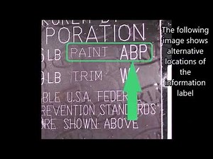 How to Find your Genesis Paint Code