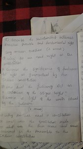 5) Describe the relationship between directive principles and f... | Filo