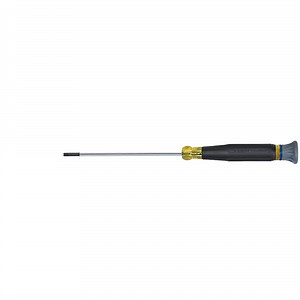 1/8-Inch Cabinet Electronics Screwdriver, 4-Inch Round Shank - 614-4 | Klein Tools