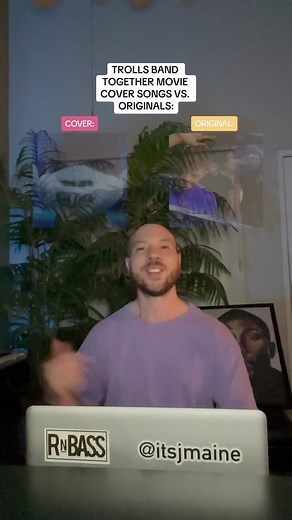 Trolls Band Together movie cover songs vs. original versions #trollsbandtogether #trolls #cover #coversong #movie #movies