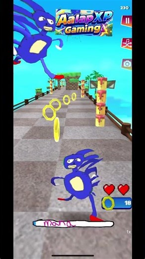 GO SANIC GOO SPEED RUN 😱🔥 | TOO FAST TO SEE 💨💀 #SHORTS #VIRAL #GLOBAL #GAMING