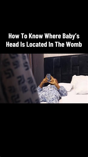 She wants to know where our baby’s head is. #pregnant #dr_moyub