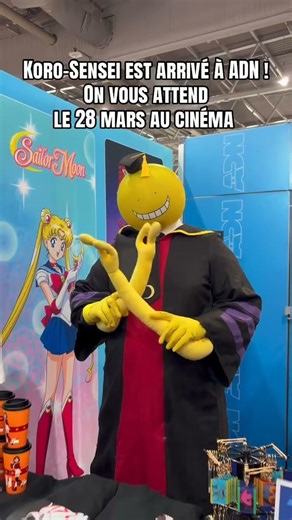 Le 28 & 29 Mars on retourne à l'école avec Koro-Sensei ! 🐙 #shorts #korosensei #anime #cinema #adn