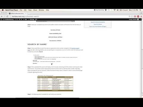 California Business Entity Search | Corporation | LLC | Partnership