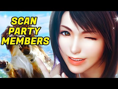Final Fantasy VIII Scanning All Party Members! (Characters)