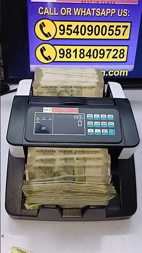 Detect Fake Notes Instantly! Advanced Cash Counting Machine in Action 💰🔍 #shors #fakenotedetector