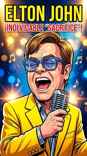 ¡Pura magia y nostalgia! Elton John deslumbra con "Sacrifice" 🔥🟡