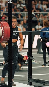 something about maxing a lift at the CrossFit Games!!!! ❤️‍🔥😤🔥 330# going up!!! | Brooke Wells