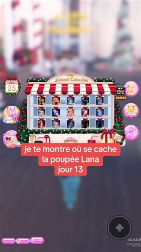 OÙ EST LA POUPÉE LANA JOUR 13 🎄❤️ #dresstoimpress #dresstoimpressroblox #dti