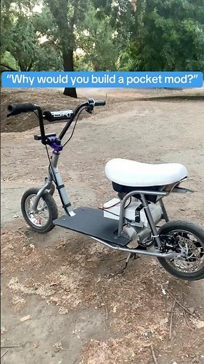 Razor pocket mod is the way! ​⁠‪@razorworldwide‬ #razor #razorpocketmod #pocketmod #ebike